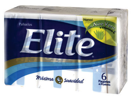 PAÑUELO DESECH.SUPERMER. 6PQ X 10HJ.ELITE ALOE VER