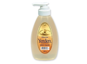 JABON LIQ. 340 ML. YERDEN DOSIFICADOR GLICERINA
