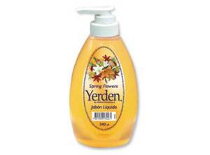 JABON LIQ. 340 ML. YERDEN DOSIFICADOR SPRING FLO
