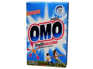 DETERGENTE POLVO 200 GR OMO MATIC MULTIACCION