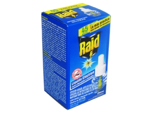 INSECTICIDA ELECT. RAID M/ZANCUDO RECAR.45 NOCH