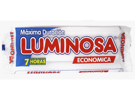VELA LUMINOSA ECONOMICA 156 GRS. PQ X 4 UN.