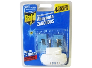 INSECTICIDA ELECT. RAID AUYE/ZANC. ENCH.12 HRS.