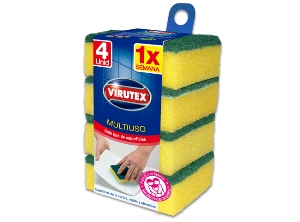 ESPONJA BONOBRIL CLASICA VIRUTEX X 4 UN