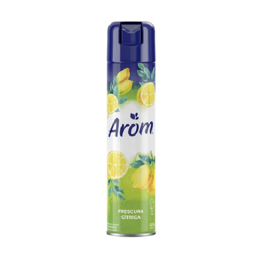 Desodorante Ambiental Arom Aerosol Frescura Cítrica 225 g