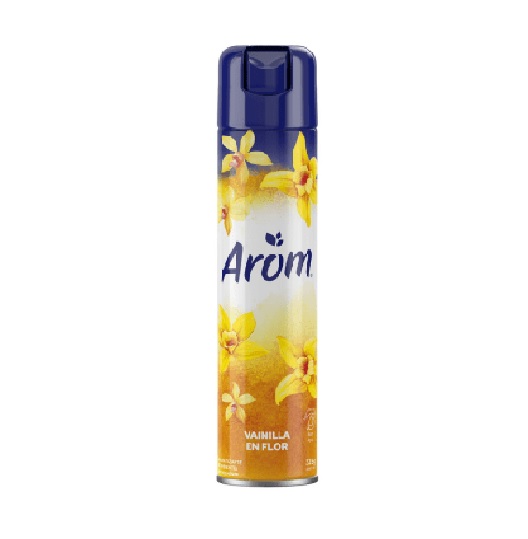 Desodorante Ambiental Arom Aerosol Vainilla en Flor 225 g