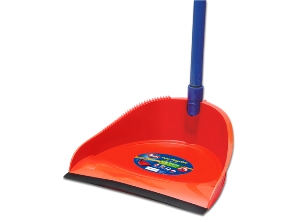 PALA ASEO PLASTICA MANG/LARGO Y GOMA VIRUTEX