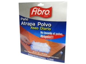 PAÑO ATRAPA POLVO FIBRO MANGO+ 1 RPTO.