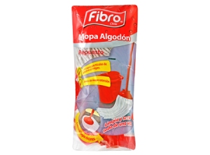 MOPA LIMPIEZA FIBRO RPTO. ALGODON 26 CM. 180 GRS
