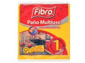 PAÑO ABSORBENTE X 1 FIBRO 37 X 40 MULTI AMARILLO