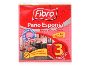 PAÑO ABSORBENTE X 3 FIBRO FIBRO 18X20