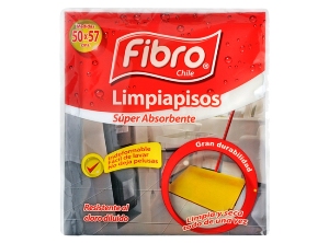 TRAPERO LIMPIA PISO FLOTANTE FIBRO 50X57 CM.