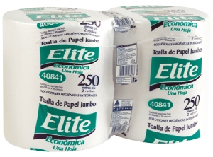 TOALLA PAPEL 2 ROLL.250 MT. ELITE GOFRADO ECON