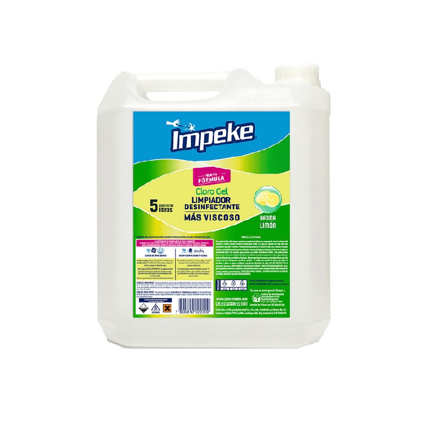 Cloro Gel Impeke Limón 5 l
