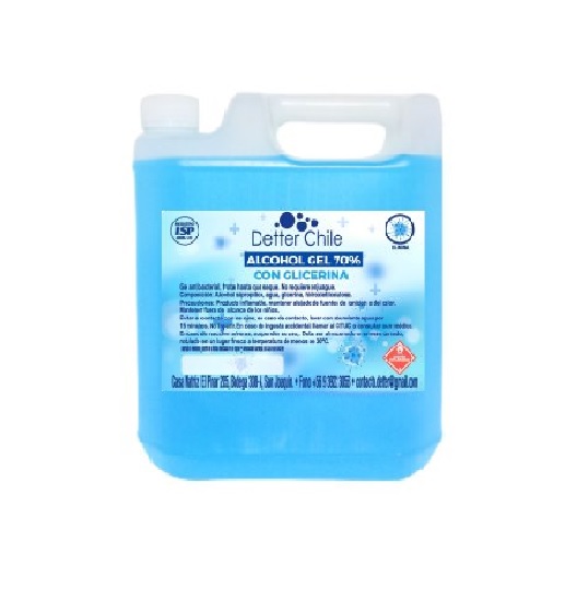 ALCOHOL GEL DETTER 70% 5 L
