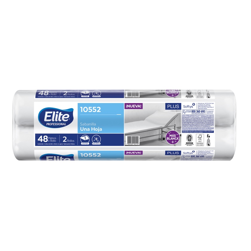 Sabanilla Blanca Elite Professional Plus 50 cm X 48 M 2 Rollos