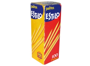 PALILLO PINCHO MONDADIENTE DISPLAY 100 UNID. STILO