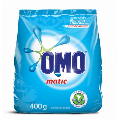 Detergente Polvo Omo Matic Multiacción 400 g