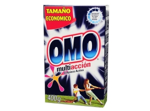 DETERGENTE POLVO 400 GR OMO MULTIACCION