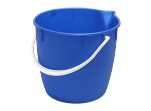 BALDE PLASTICO 12 LTS C/MANILLA 28DIA/25ALT/20BASE