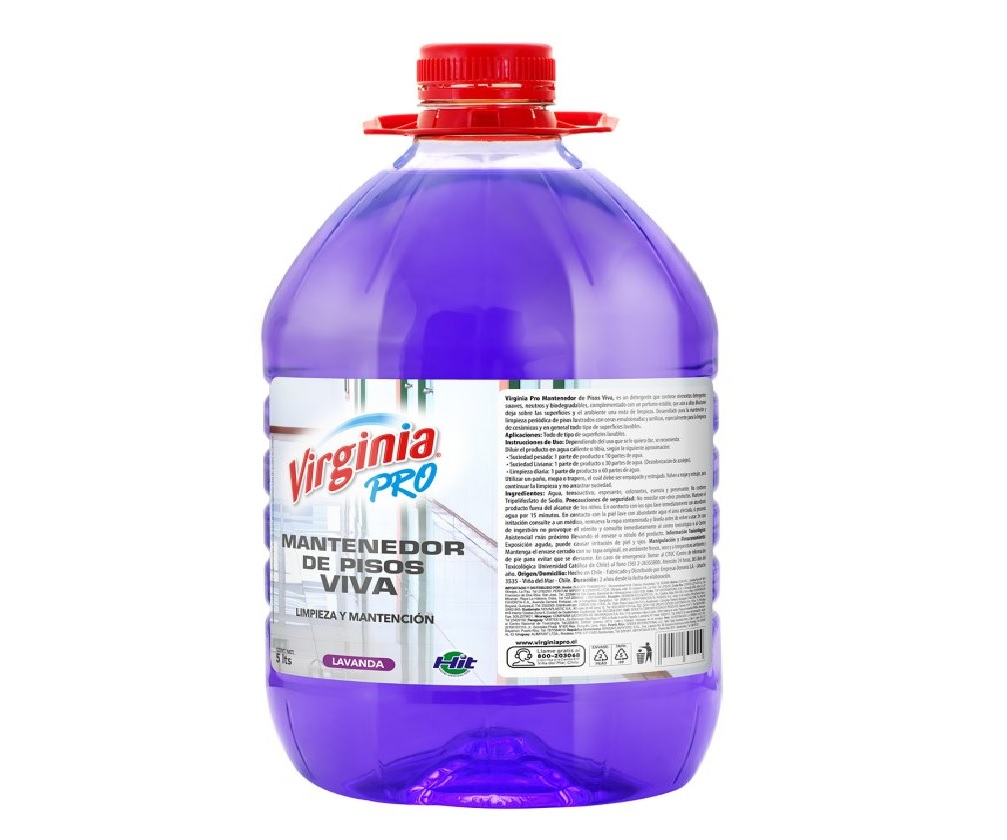 Mantenedor Piso Virginia Pro Viva Lavanda 5 L