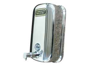 DISPENSADOR JABON 800 ML METALICO AINOX