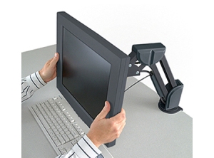 BRAZO P/MONITOR KENSINGTON HASTA 21PULG. NG 90 GRA