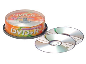 DVD+R GRABABLE 25 UN. 4.7 GB 16X MASTER-G TORTA