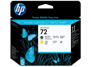 CABEZAL HP C9384A (72) NEGRO/YELLOW