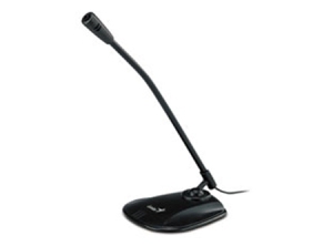 MICROFONO CON PEDESTAL GENIUS NEGRO
