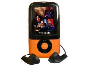REPRODUCTOR MP4 4GB PLAYER NARANJA MICROLAB MCL801