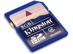 MEMORIA SD 8 GB KINGSTON