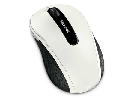 MOUSE MICROSOFT WIRWLESS INALAM 4000 BLANC D5D0010