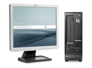 PC HP SLIM 100B LS021LT + MONITOR HP 17P EM886AA
