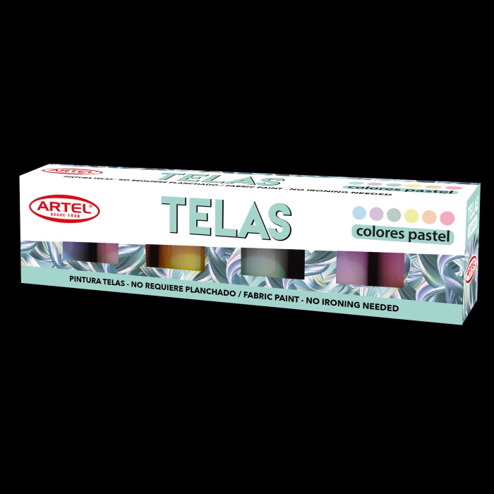 TEMPERA ARTEL TELAS PASTEL 6 COLORES 15 ML PRECIO X UNIDAD