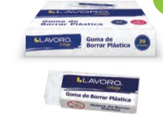 GOMA DE BORRAR PLASTICA GRANDE