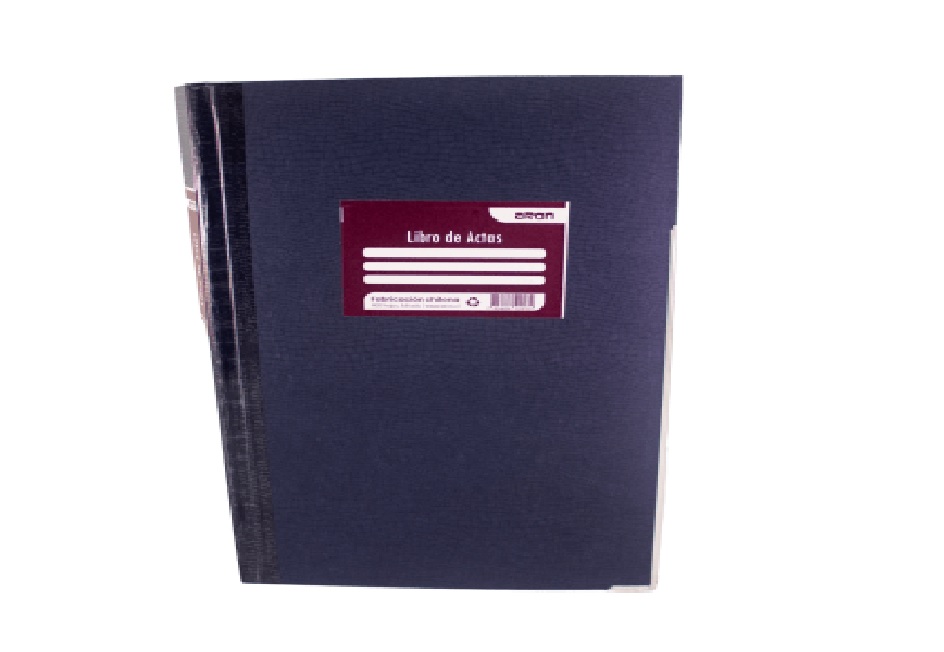 Libro de Actas Aron Lineal con Folio 400 Hojas