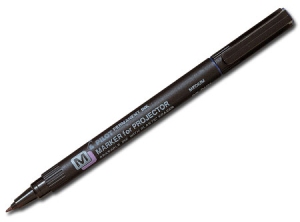 LAPIZ TRANSP. PILOT PERM.MEDIO SC-OHM 0.8 ROJO