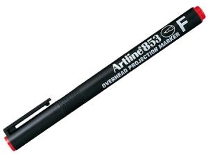 LAPIZ TRANSP. ARTLINE 853F 0.5MM ROJO