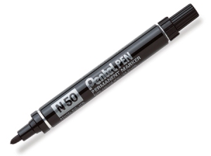 MARCADOR PERMAN.PENTEL NO.50 PTA.RED.NEGRO
