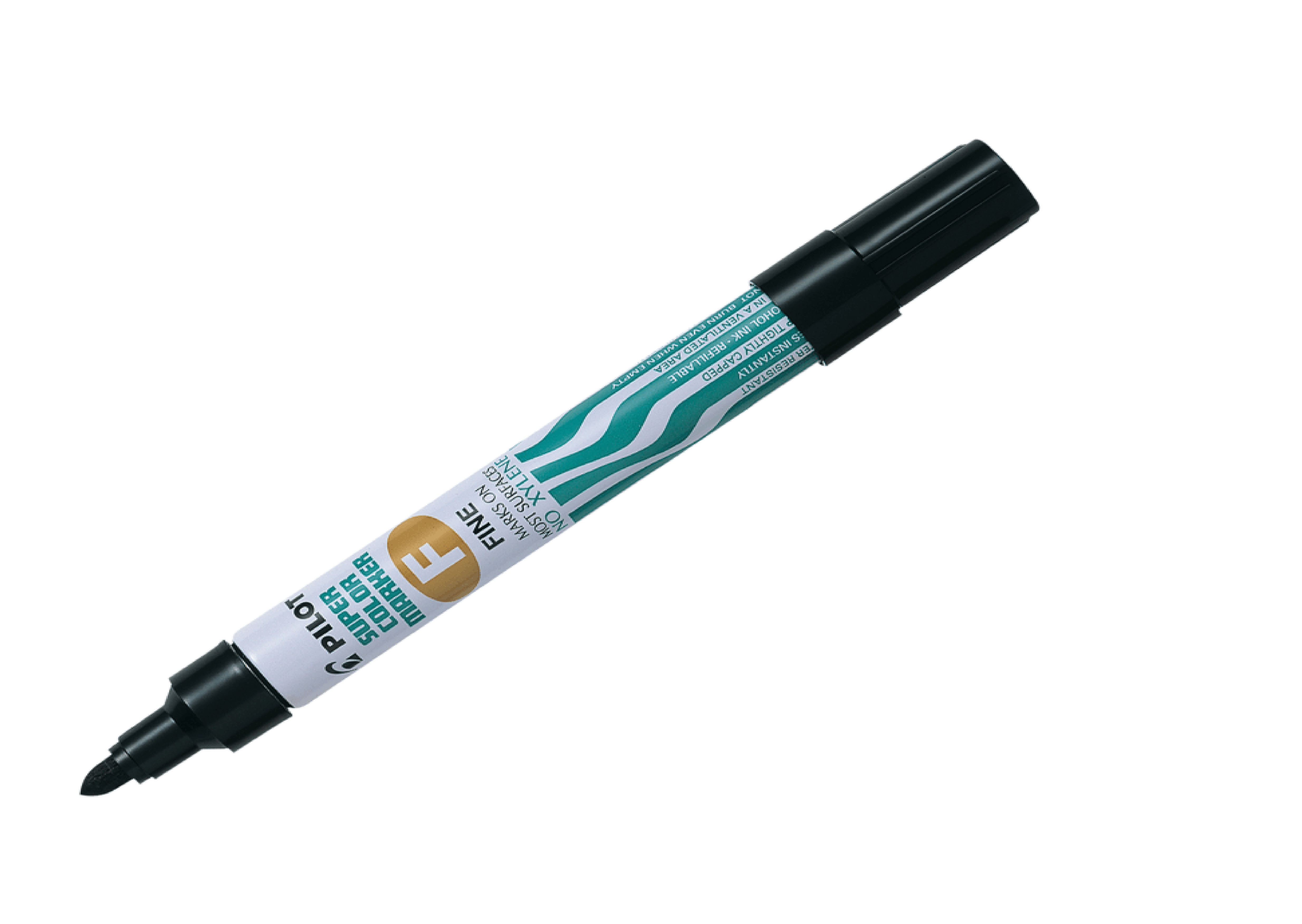 Marcador Permanente Pilot Sca-F Punta Redonda Negro