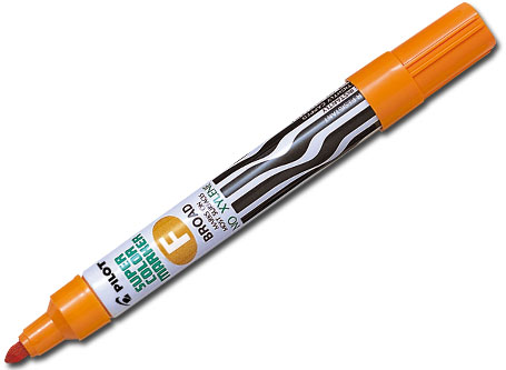 MARCADOR PERMAN.PILOT SCA-F NARANJA P/RED