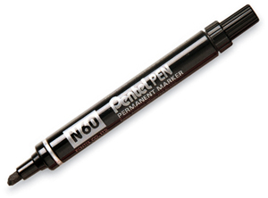 MARCADOR PERMAN.PENTEL N 60 PTA BIS NEGRO