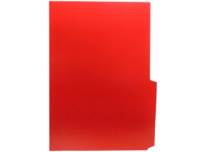 CARPETA CARTULINA PIG. HALLEY ROJO