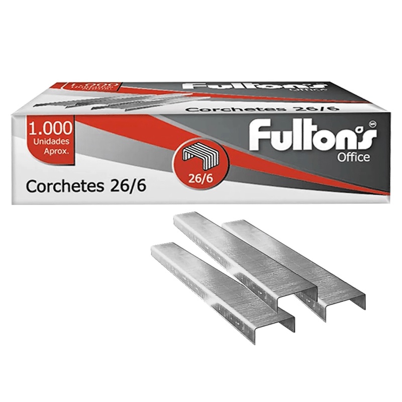 CORCHETE ESTANDAR 26/6 1000UNI
