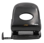 Perforador Torre T-138 grande 40 Hojas Negro