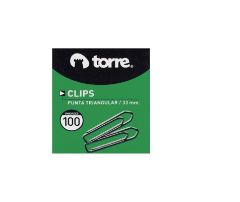 Clips Torre N°1 Punta Triangular 33 mm