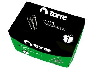 CLIPS METALICO 30MM 1 KILO PUNTA REDONDA TORRE