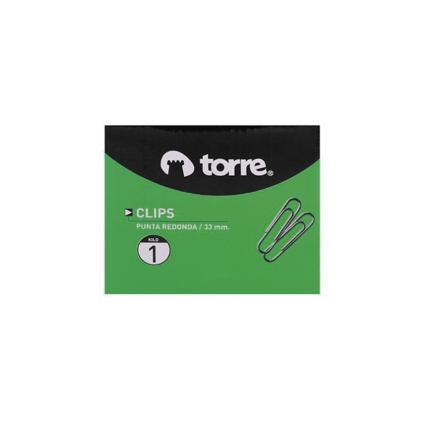CLIPS METALICO TORRE PUNTA REDONDA 30 MM