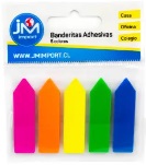 BANDERITA  PAQUETE  VIENE DE 5 COL - 100 HJS PRECIO X UNIDAD